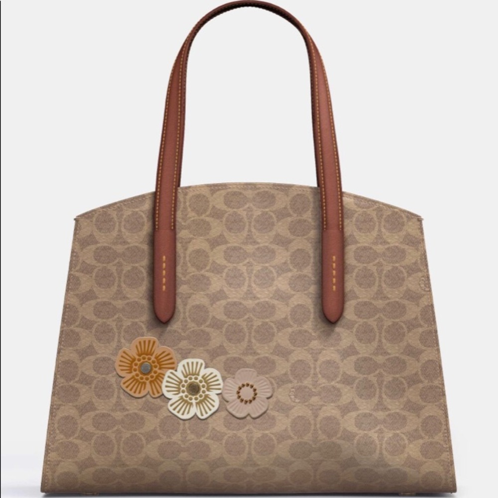 Coach Charlie Tote In Signature Canvas - image 1